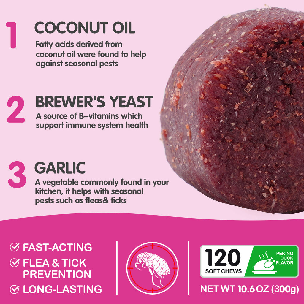 Worafy Flea & Tick Chews For Dogs