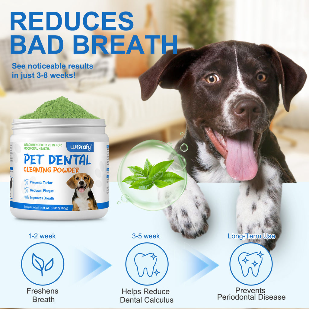 Worafy Pet Dental Cleaning Powder 100g
