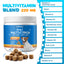 Worafy 15 in 1 Multivitamin + Hip & Joint + Skin & Coat Chews For Dogs