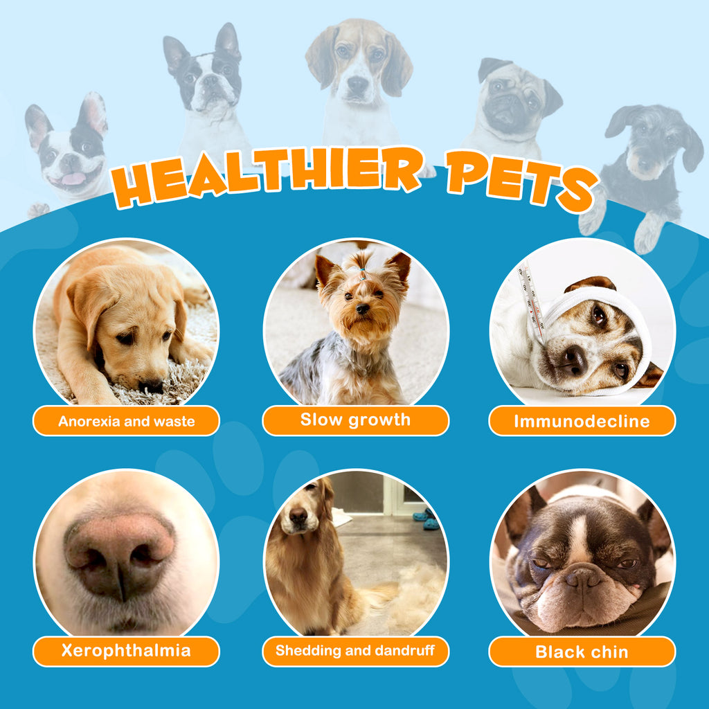 Worafy 15 in 1 Multivitamin + Hip & Joint + Skin & Coat Chews For Dogs