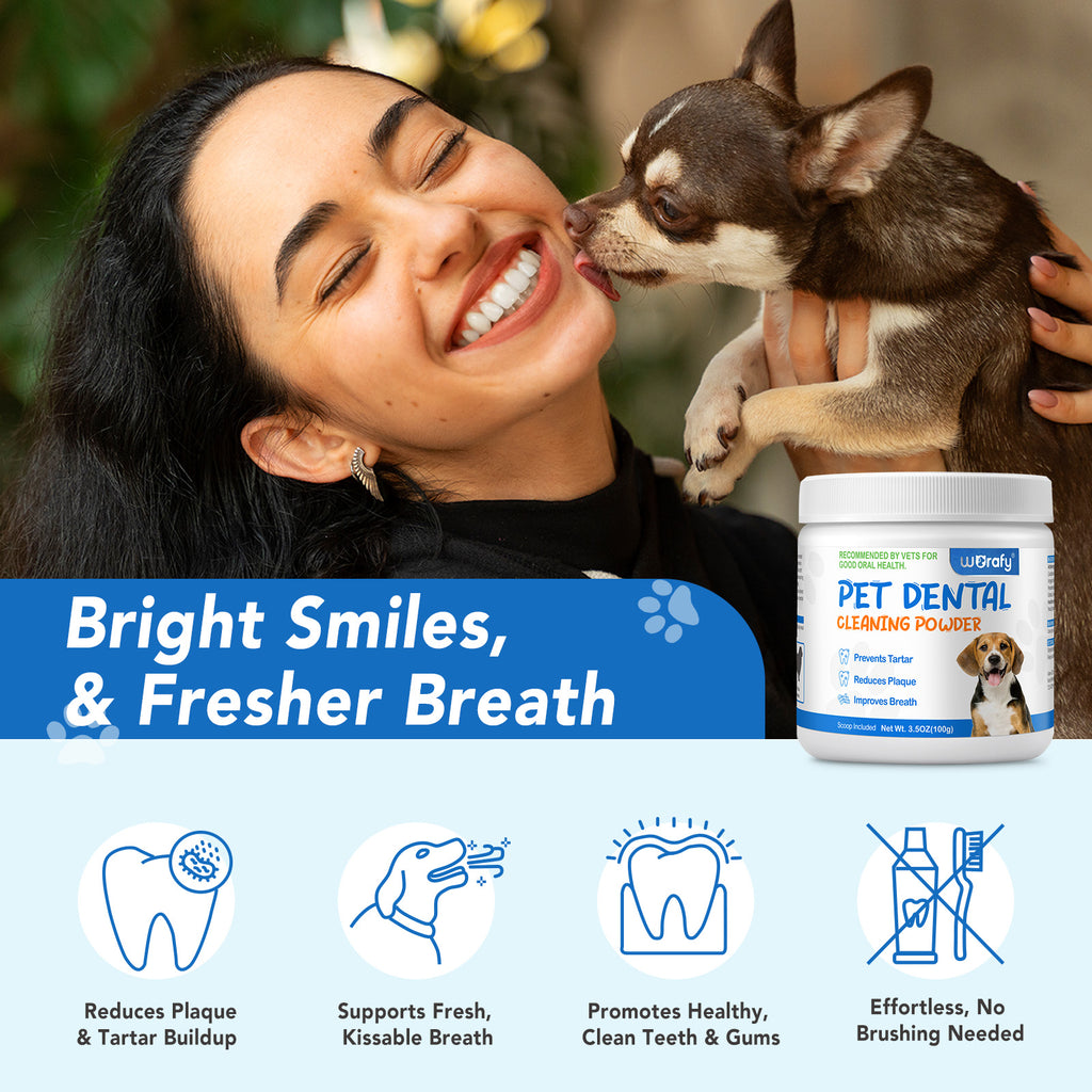 Worafy Pet Dental Cleaning Powder 100g