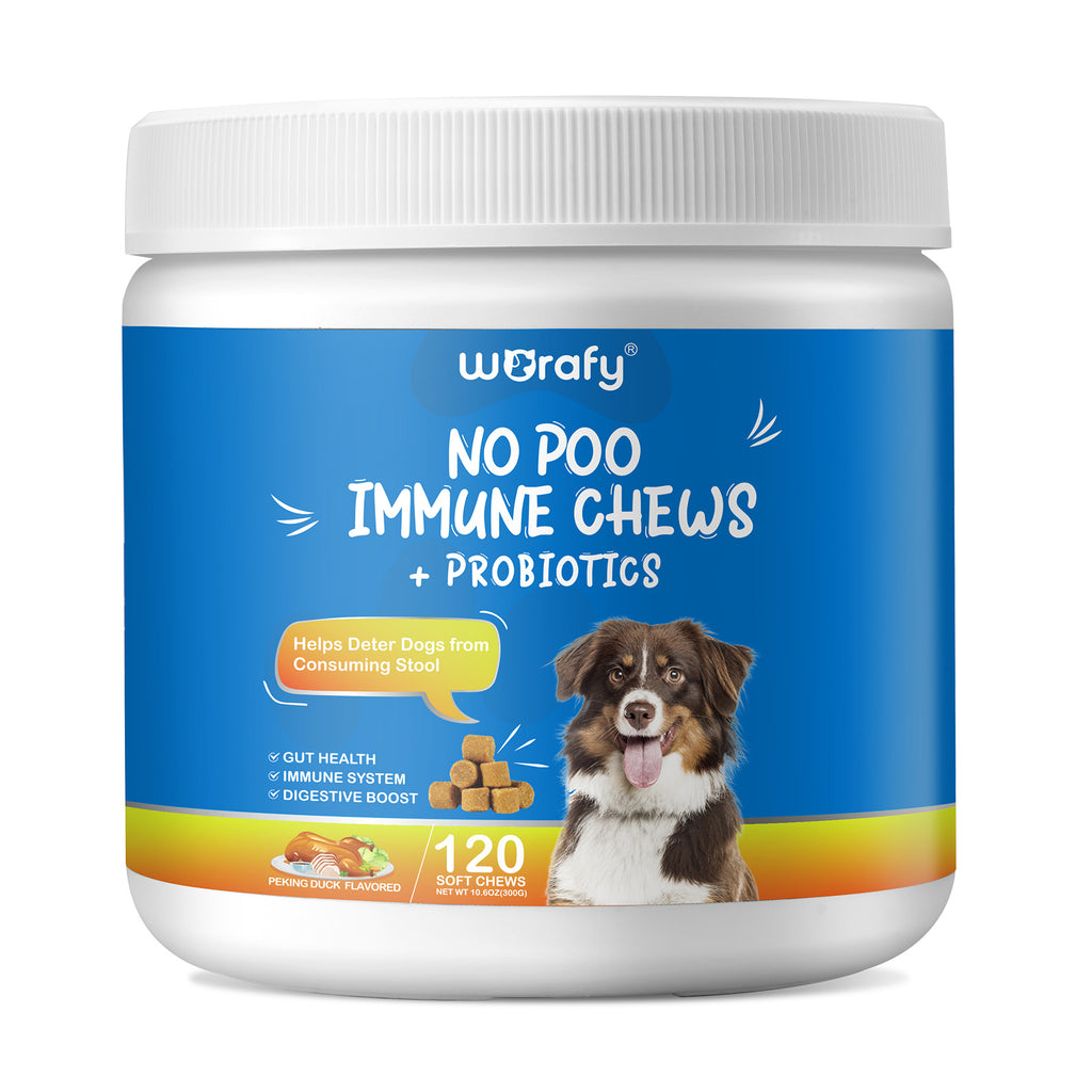 Worafy No Poo Immune Chews For Dogs