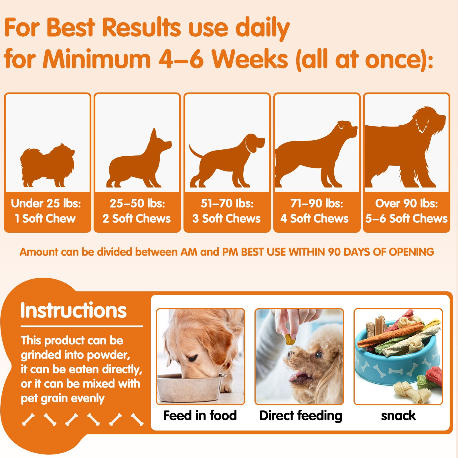 Worafy Hip + Joint + Glucosamine Hemp Chews For Dogs