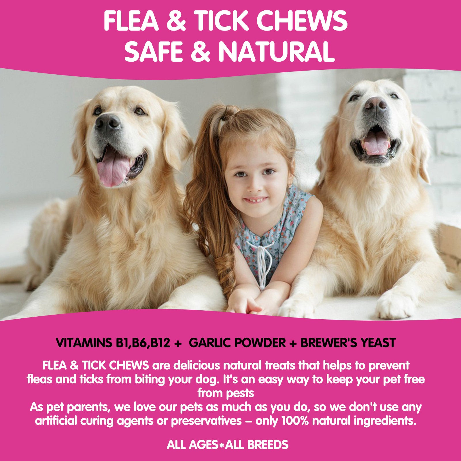 Worafy Flea & Tick Chews For Dogs