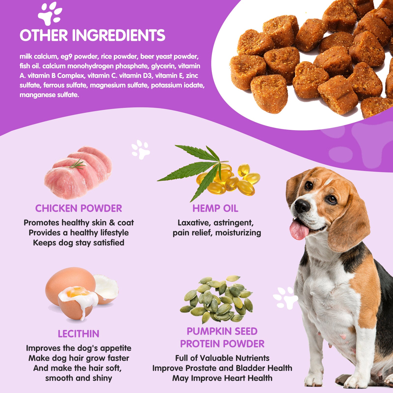 Worafy Hemp Calming Chews For Dogs/CHICKEN