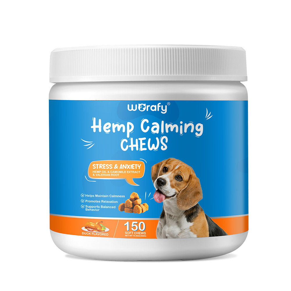 Worafy Hemp Calming Chews For Dogs/DUCK