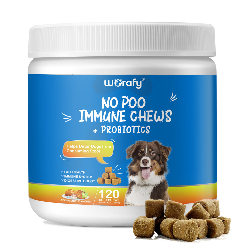 Worafy No Poo Immune Chews For Dogs