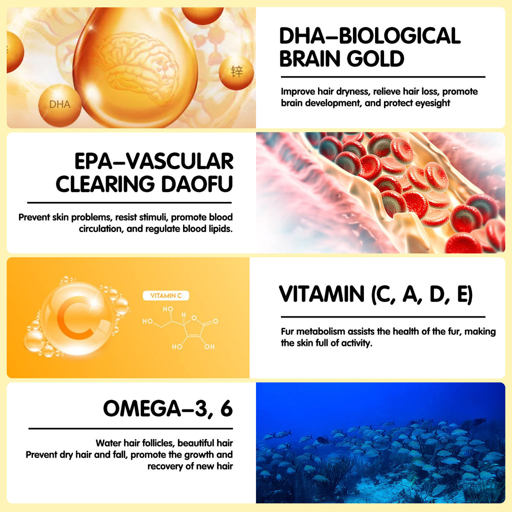 Worafy Skin & Coat Omega Treats For Dogs