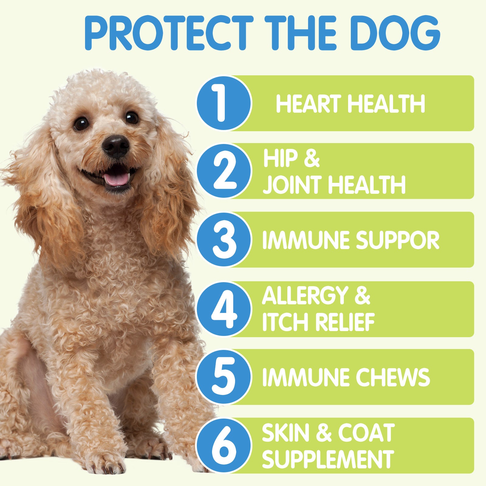 Worafy Allergy Relief Immune Chews for Dogs