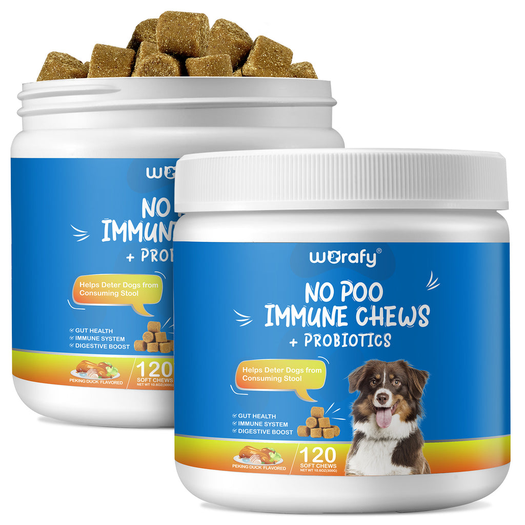 Worafy No Poo Immune Chews For Dogs