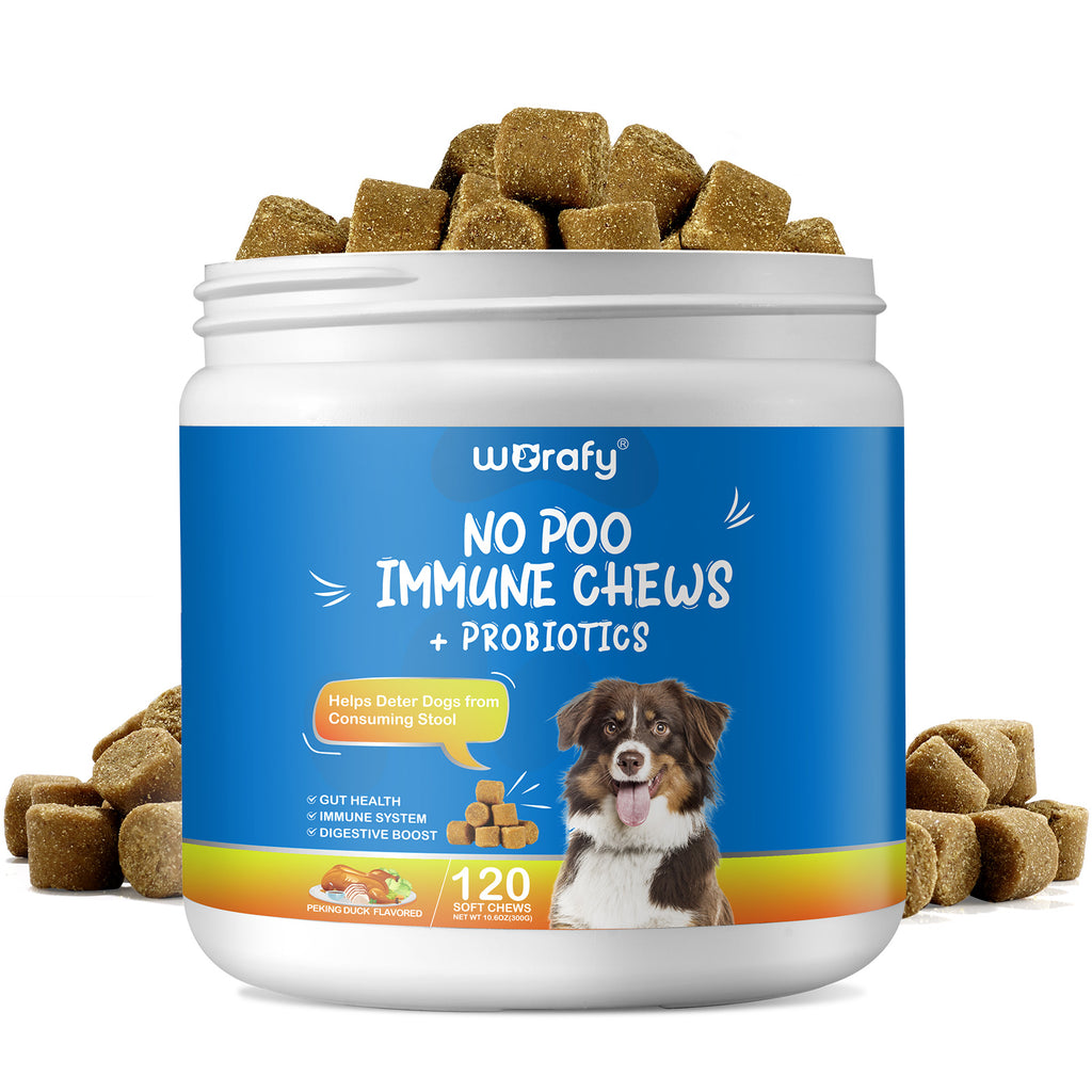 Worafy No Poo Immune Chews For Dogs