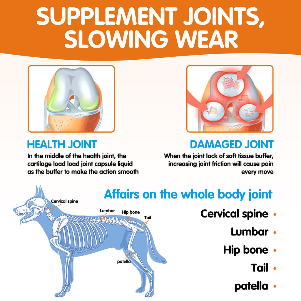 Worafy Hip + Joint + Glucosamine Hemp Chews For Dogs