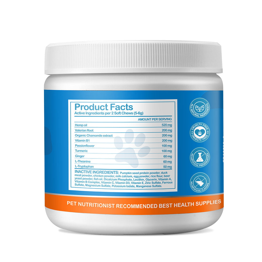 Worafy Hemp Calming Chews For Dogs/DUCK