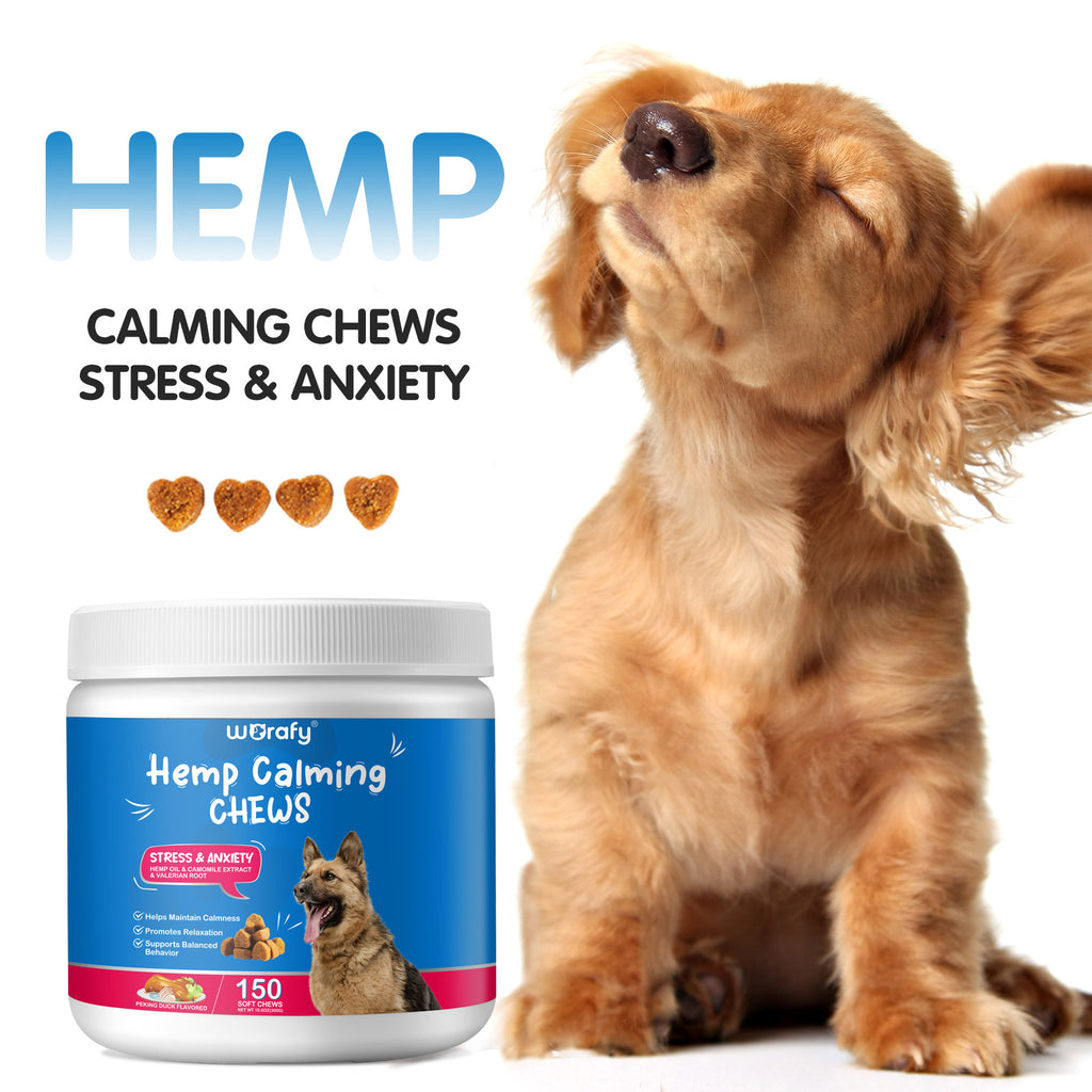 Worafy Hemp Calming Chews For Dogs/PEKING DUCK