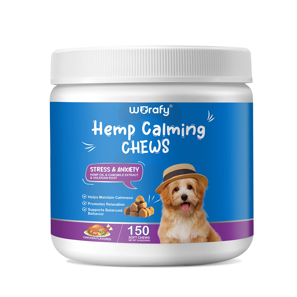 Worafy Hemp Calming Chews For Dogs/CHICKEN