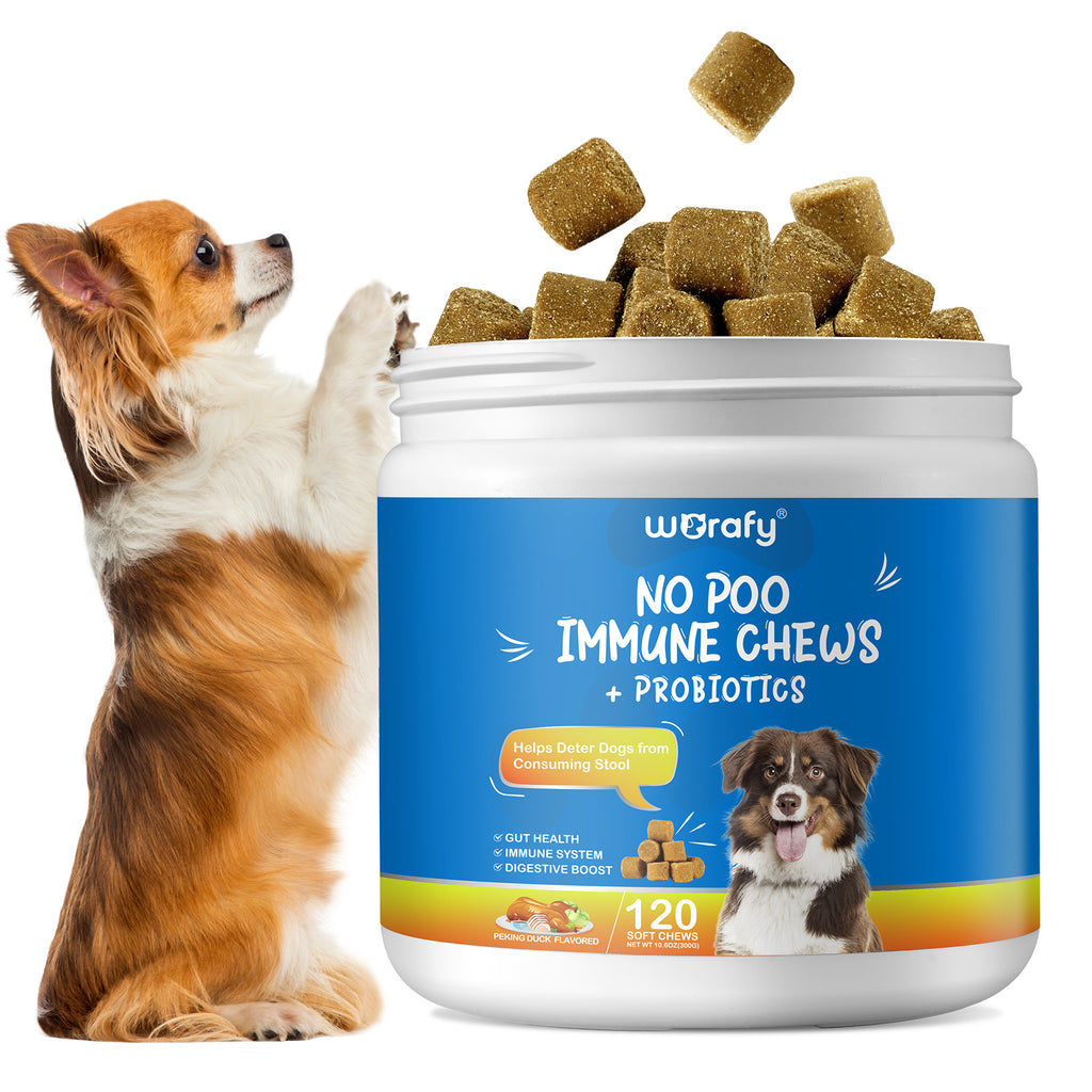 Worafy No Poo Immune Chews For Dogs