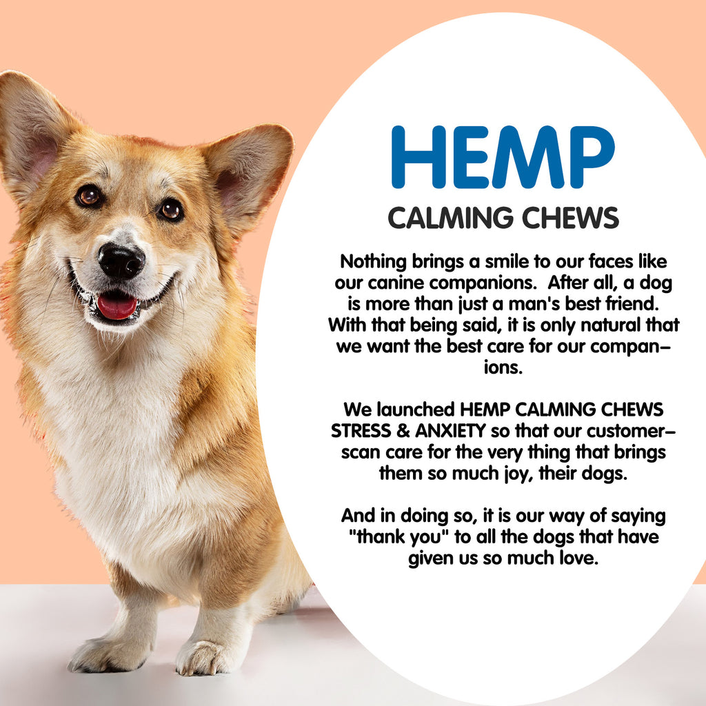 Worafy Hemp Calming Chews For Dogs/DUCK