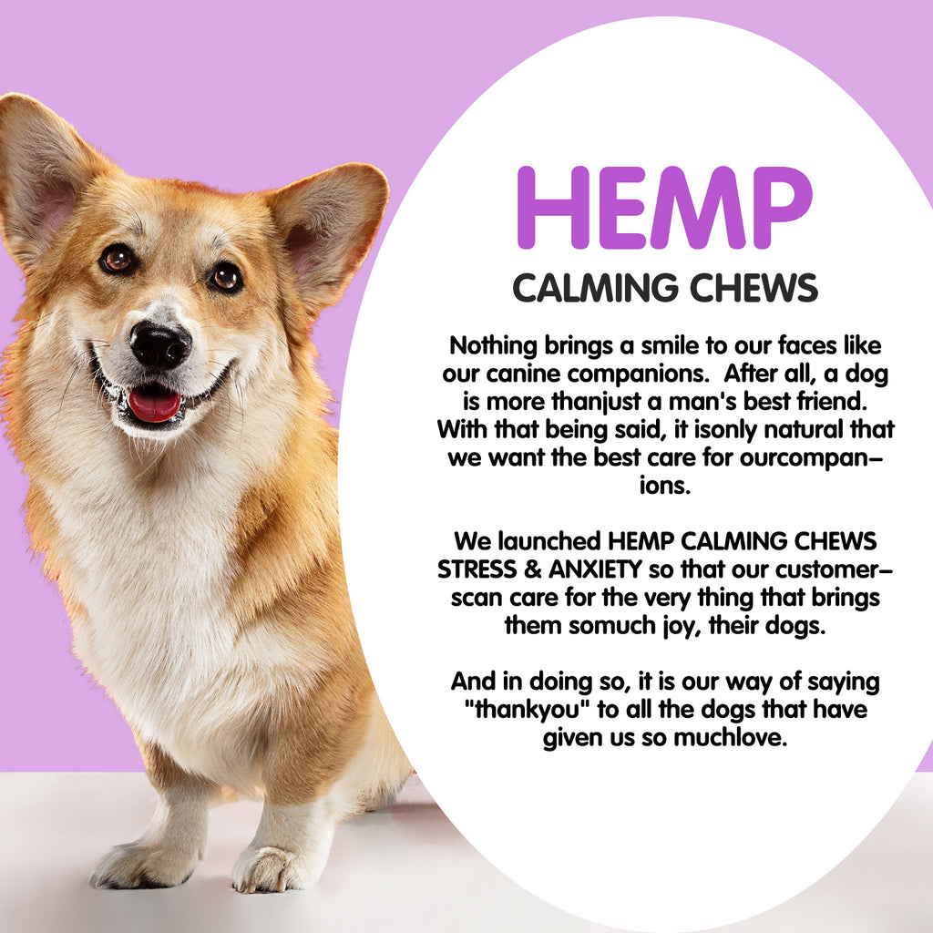 Worafy Hemp Calming Chews For Dogs/CHICKEN