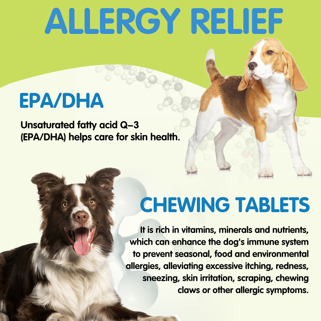 Worafy Allergy Relief Immune Chews for Dogs