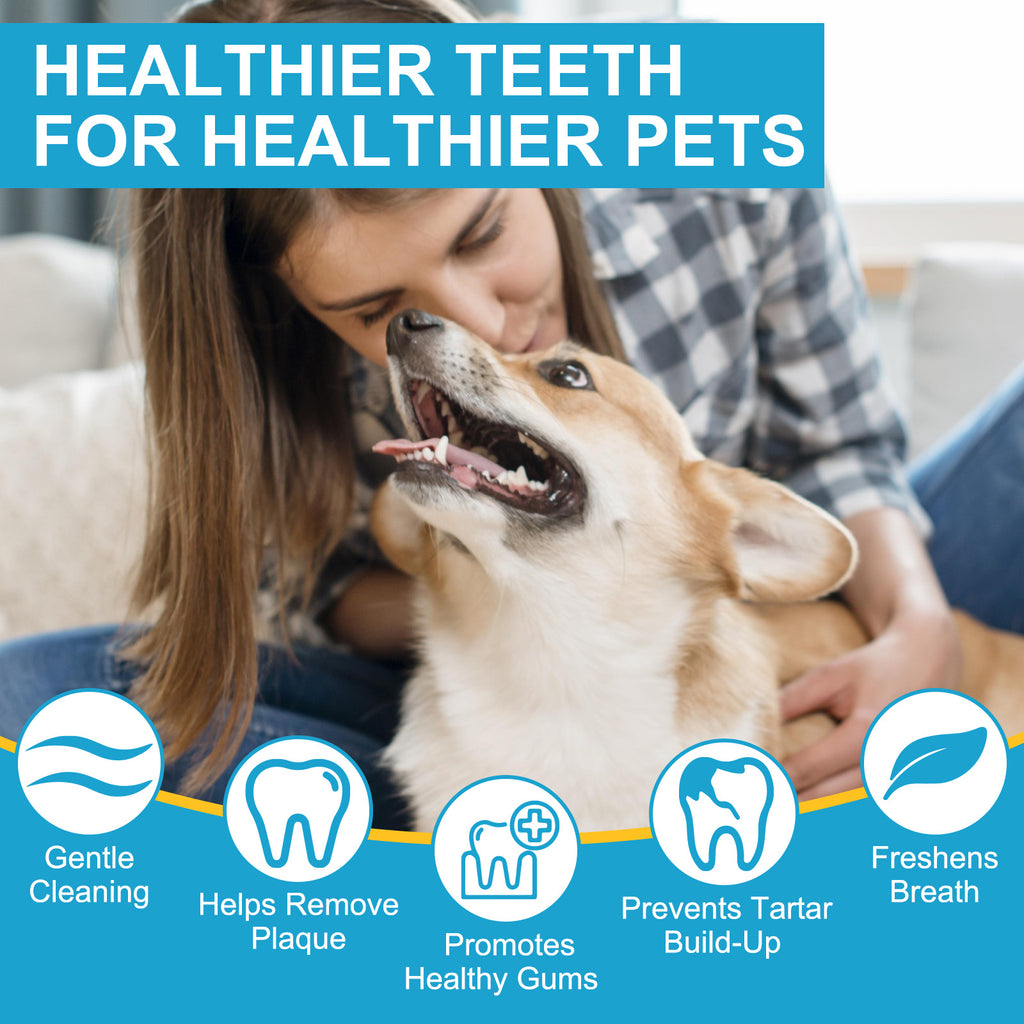 Worafy Dental Care Finger Wipes For Dogs and Cats 50 Wipes