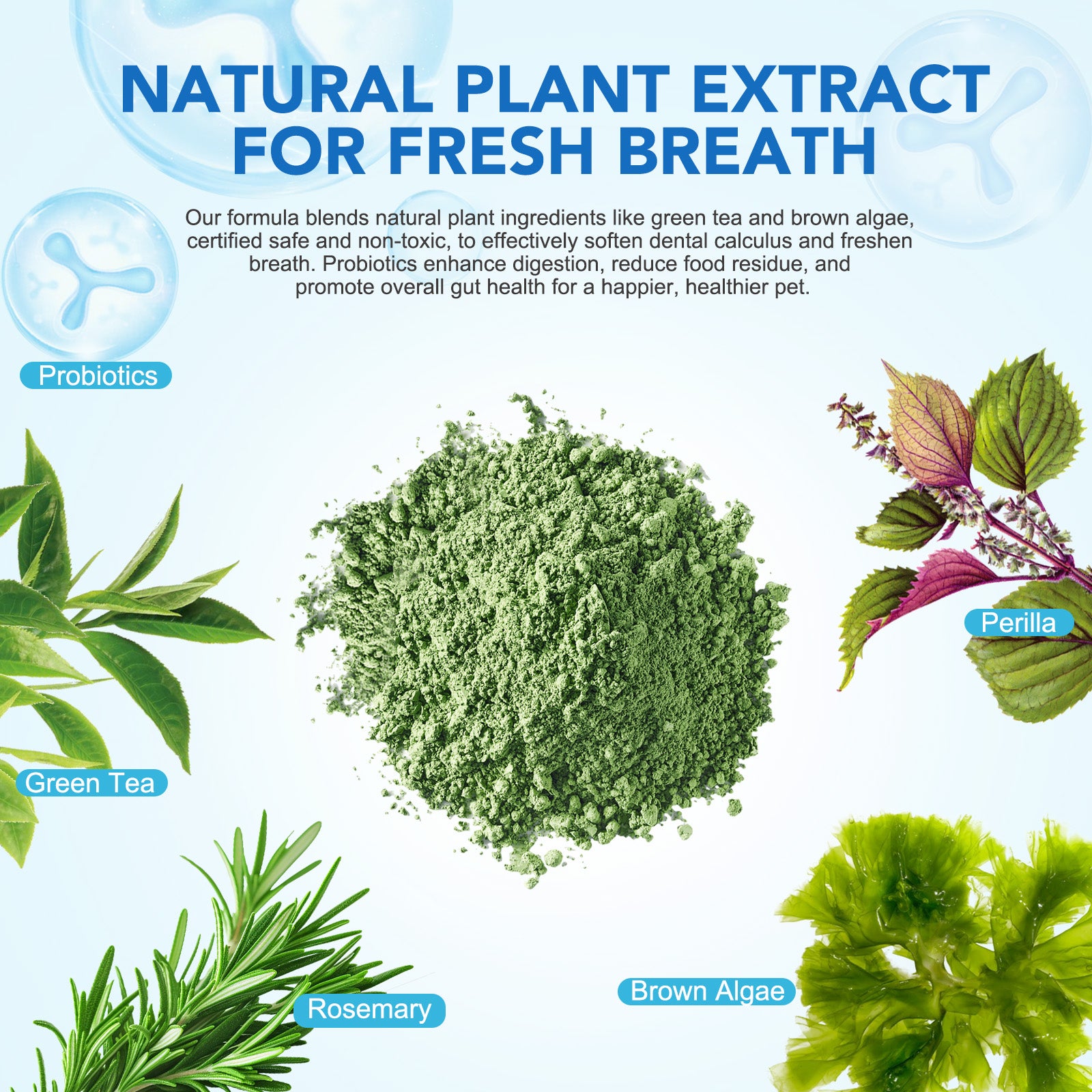 Worafy Pet Dental Cleaning Powder 100g