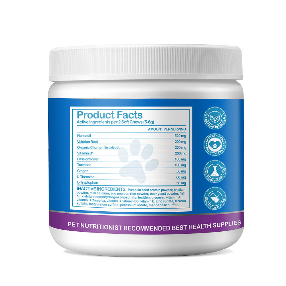 Worafy Hemp Calming Chews For Dogs/CHICKEN