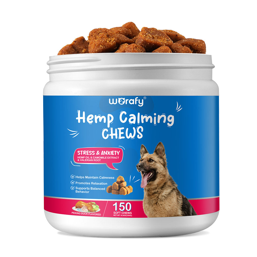 Worafy Hemp Calming Chews For Dogs/PEKING DUCK