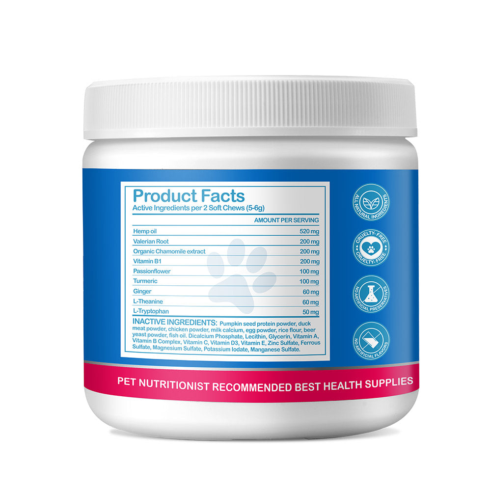 Worafy Hemp Calming Chews For Dogs/PEKING DUCK