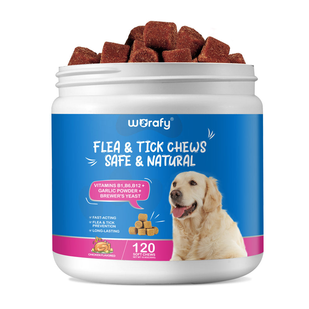 Worafy Flea & Tick Chews For Dogs