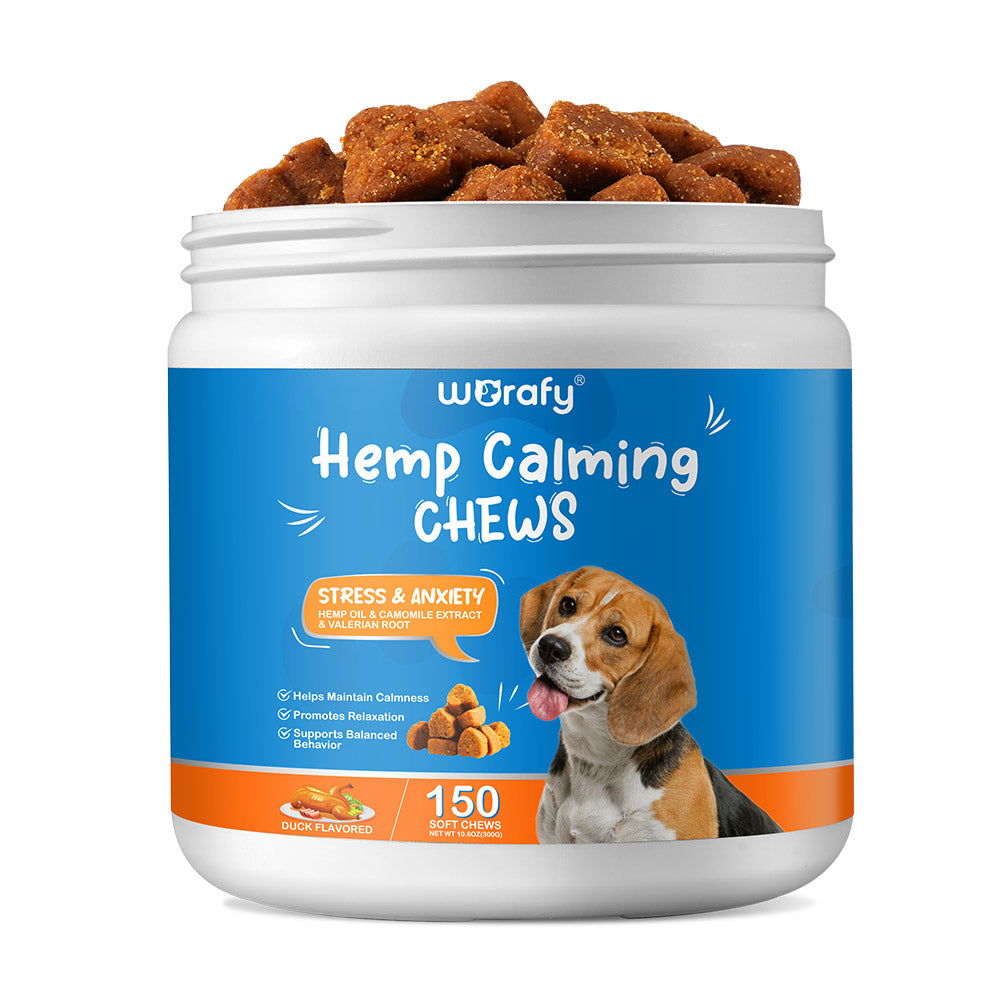 Worafy Hemp Calming Chews For Dogs/DUCK